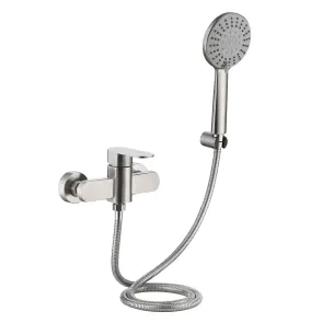 Змішувач для душу Lidz Luna 010 (k35) LDLUN010NKS49191 Nickel №1