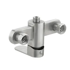 Змішувач для душу Lidz Luna 010 (k35) LDLUN010NKS49191 Nickel №5