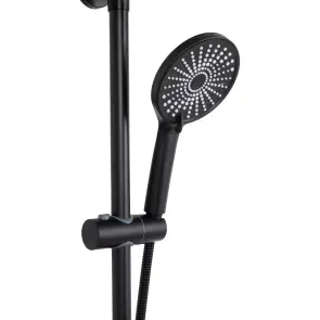 Душова система для душу Qtap Jay на два споживача QTJAY110BLM45550 Black Matt №6