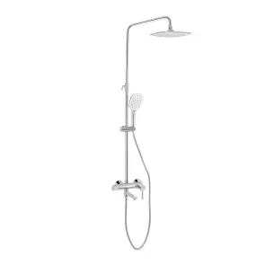 Душова система Qtap Grand QTGRACRM1004 Chrome та змішувач Qtap Grand QTGRA272CRM45670 Chrome №2