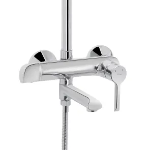 Душова система Qtap Grand QTGRACRM1004 Chrome та змішувач Qtap Grand QTGRA272CRM45670 Chrome №4