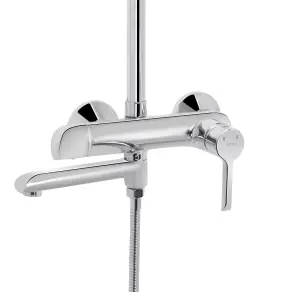 Душова система Qtap Grand QTGRACRM1004 Chrome та змішувач Qtap Grand QTGRA272CRM45670 Chrome №5