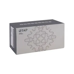 Душова система універсальна Qtap Gemini прихованого монтажу на три споживача QTGEM114BLM45703 Black Matt + Змішувач для раковини Qtap Gemini прихованого монтажу QTGEM273BLM45694 Black Matt №19