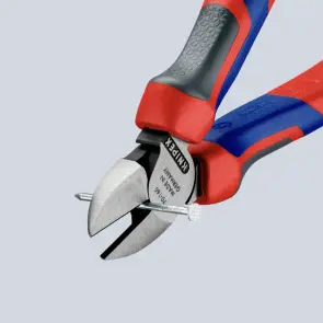 Кусачки бокові (бокорізи), діаметр 4,0мм, 160мм KNIPEX 70 05 160 T, зі страхувальним кріпленням, хромовані №2