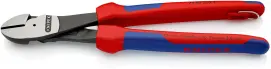 Кусачки боковые (бокорезы) особой мощности, диаметр 4,6 мм, 250 мм KNIPEX 74 02 250 T, со страховочным креплением, фосфатированный купить в Украине