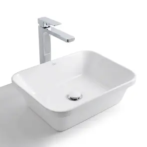 Комплект Qtap Scorpio: Раковина White + Донный клапан PU02 и Смеситель Qtap Gemini QTGEM269CRM45677 №1