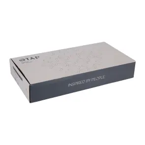 Комплект Qtap Scorpio: Раковина врізна прямокутна 510х390х145 мм White + Донний клапан PU02 + Змішувач для раковини Qtap Gemini високий QTGEM269GMB45680 Gunmetal Black PVD №13