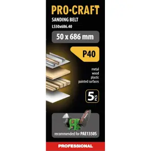 Лента шлифовальная Procraft LS50x686.40 (5 шт) №2