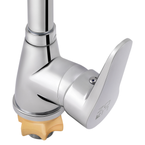 Змішувач для кухНі Lidz Nicole 014F1 (k35) LDNIC014F1CRM22010 Chrome + Кухонна мийка Brinex 6060-L 0,6 мм Satin (BRIN6060LSAT06) №4