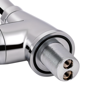 Змішувач для кухНі Lidz Nicole 014F1 (k35) LDNIC014F1CRM22010 Chrome + Кухонна мийка Brinex 6060-L 0,6 мм Satin (BRIN6060LSAT06) №6
