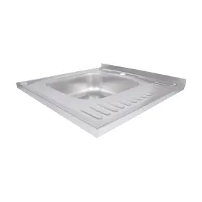Змішувач для кухНі Lidz Nicole 014F1 (k35) LDNIC014F1CRM22010 Chrome + Кухонна мийка Brinex 6060-L 0,6 мм Satin (BRIN6060LSAT06) №10