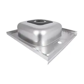 Змішувач для кухНі Lidz Nicole 014F1 (k35) LDNIC014F1CRM22010 Chrome + Кухонна мийка Brinex 6060-L 0,6 мм Satin (BRIN6060LSAT06) №11