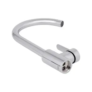 Змішувач для кухНі U-образний Brinex Pure 015F U-образний Chrome BRIPUR015FCRM + Кухонна мийка Brinex 6060-L 0,6 мм Satin (BRIN6060LSAT06) №5