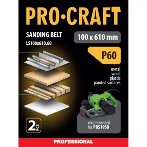 Лента шлифовальная Procraft LS100x610.60 (5 шт) №2
