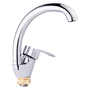 Кухонна мийка Brinex 6060-L 0,6 мм Satin (BRIN6060LSAT06) + Змішувач для кухНі Lidz Anny 008F (k40) LDANN008FCRM35123 Chrome №10