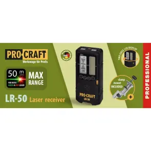 Лазерний приймач Procraft LR50 (зелений та червоний колір) №2