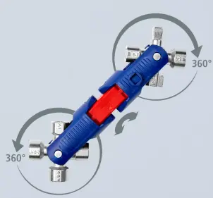 Універсальний ключ KNIPEX JointKey Quadro 00 11 06 V04 №2