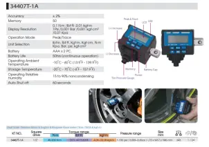 Адаптер дінамометричний електронний 40-200 NM №2