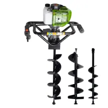 Бензобур Procraft PROFESSIONAL GD62 та шнек 250*800, 200*800, 150*800