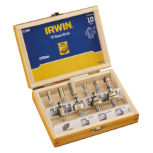 Фрезерний набір Irwin з 10 предметів для фрезерів зі з’єднанням 8 мм. В дерев’яному ящику. купити в Україні
