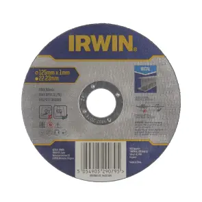 Диск обрізний Irwin Pro діаметр 125 мм. Товщина 1мм. Для металу. №1