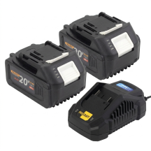 2 × Акумуляторна батарея Procraft Battery20/4С 4 Аг Type-C та Зарядний пристрій Procraft Charger20/4 А