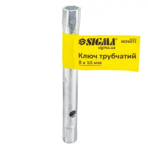 Ключ трубчастий 8×10мм SIGMA (6026071) №1
