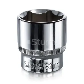 Головка торцевая Sturm 1360118 Hex 1/2" DR 32 мм №1