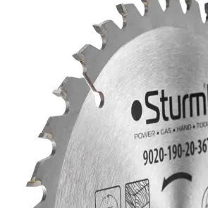 Диск пильный по дереву Sturm 9020-190-20-36T, 190х20 мм 36 зуба №2