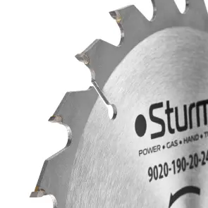 Диск пильный по дереву Sturm 9020-190-20-24T, 190х20 мм 24 зуба №2