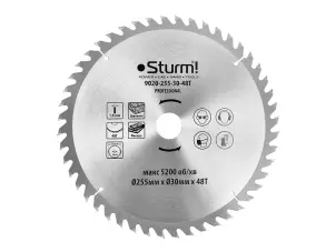 Диск пильный 255х30 мм 48 зубов по дереву для MS5525WM Sturm 9020-255-30-48T №1