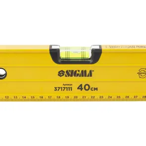 Рівень магнітний 3 капсули + поворотна капсула без ручок 40см SIGMA (3717111) №3