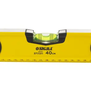 Уровень магнитный 3 капсулы + зеркальный глазок 40см SIGMA (3717211) №3