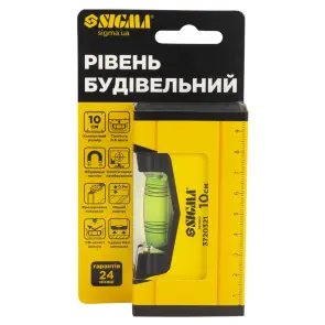 Уровень магнитный 1 капсула 10см SIGMA (3720321) №6