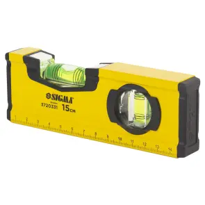 Уровень магнитный 2 капсулы 15см SIGMA (3720331) №3