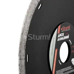 Диск алмазный сплошной супертонкий (180x25.4/22.23 мм) Sturm 5171104 №2