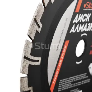 Диск алмазный Турбо Т-зуб (230x22.23мм) Sturm 5171205 №2