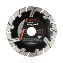 Диск алмазный Турбо Т-зуб (125x22.23мм) Sturm 5171202