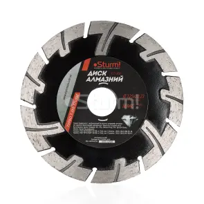 Диск алмазный Турбо Т-зуб (125x22.23мм) Sturm 5171202 №1