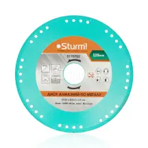 Алмазный диск по металлу Sturm 5170702, 125x22 мм