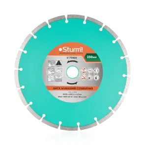 Диск алмазный сегментный (230x22 мм) Sturm 5170405 №1