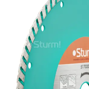 Диск алмазный Turbo 230x22 мм Sturm 5170205 №2
