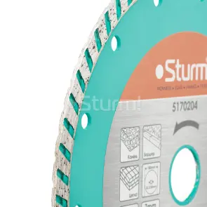 Диск алмазный Turbo 180x22 мм Sturm 5170204 №2