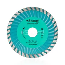 Алмазный диск Sturm ТурбоWave d=115 мм 9020-04-115x22-TW