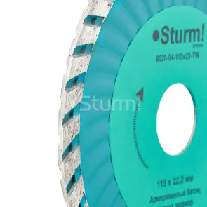 Алмазный диск Sturm ТурбоWave d=115 мм 9020-04-115x22-TW №3