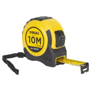 Рулетка Shiftlock 10м×25мм SIGMA (3815101) №1