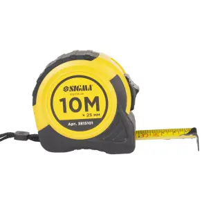 Рулетка Shiftlock 10м×25мм SIGMA (3815101) №2