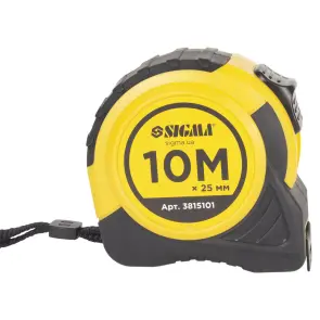 Рулетка Shiftlock 10м×25мм SIGMA (3815101) №3
