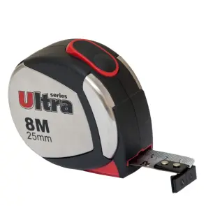 Рулетка магнитная, нейлоновое покрытие 8м×25мм ULTRA (3822082) №1