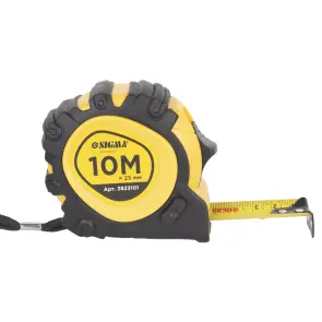Рулетка магнітна фіксатор + гальмо 10м×25мм SIGMA (3823101) №2